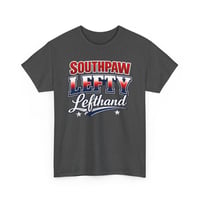 Image 5 of Southpaw Lefty Lefthand T‑Shirt –  Left‑Handed Pride Graphic Tee 