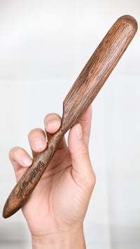 Image 1 of Hardwood Spurtle- Handmade, Sourdough Spatula 