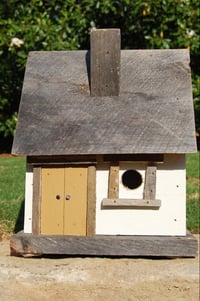 Image 1 of Handmade Birdhouse-Cape Cod Mini (Sand)