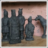 Image 1 of Chinese miniature terracotta warriors set