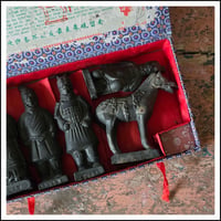 Image 2 of Chinese miniature terracotta warriors set