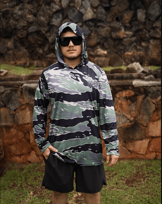 Image of NIUHI HO'ONALO MEN'S DRI FIT HOODIE