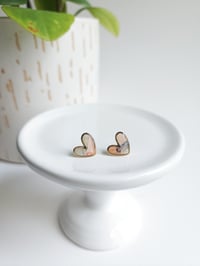 Shadow Rose Marble Gold Hearts