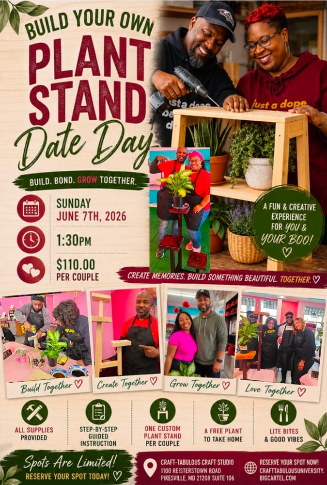 Image of Build your own plant stand Day Date@