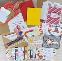 Image 1 of Birthday Card Making Kit for Adults to DIY 28 Handmade Greeting Cards, 2026 Quarterly Box
