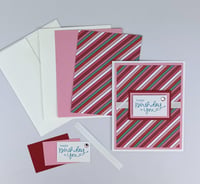 Image 8 of Birthday Card Making Kit for Adults to DIY 28 Handmade Greeting Cards, 2026 Quarterly Box