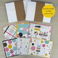 Image 14 of Birthday Card Making Kit for Adults to DIY 28 Handmade Greeting Cards, 2026 Quarterly Box
