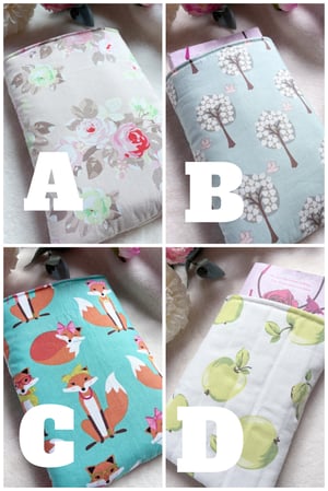 Image of Padded Fabric Booksleeves