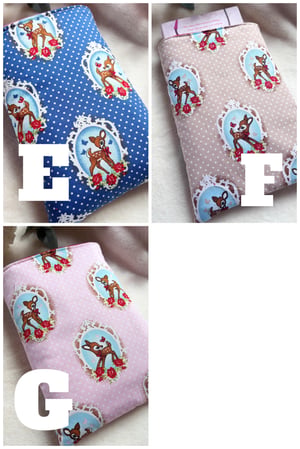 Image of Padded Fabric Booksleeves