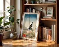 Image 4 of Norway By Airway – DNL Norwegian Air Lines Vintage Travel Poster