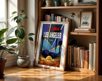 Image 4 of Fly TWA Los Angeles Vintage Travel Poster