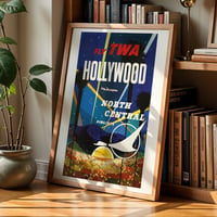 Image 3 of Fly TWA Hollywood Vintage Travel Poster