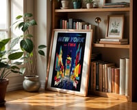 Image 4 of Fly TWA New York Vintage Travel Poster