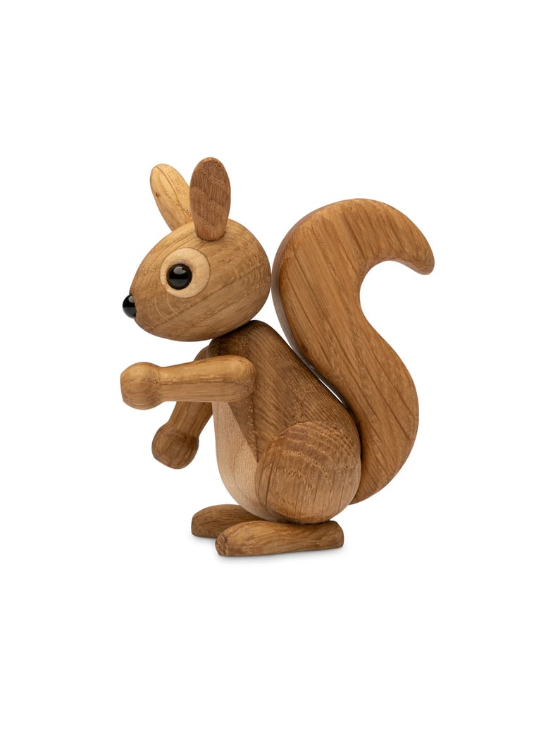 FIGURINE EN BOIS ÉCUREUIL - SPRING COPENHAGEN