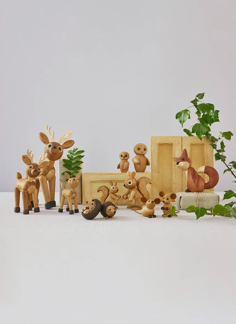 FIGURINE EN BOIS ÉCUREUIL - SPRING COPENHAGEN Image 7