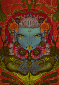 Greenhouse elf   A4 print 