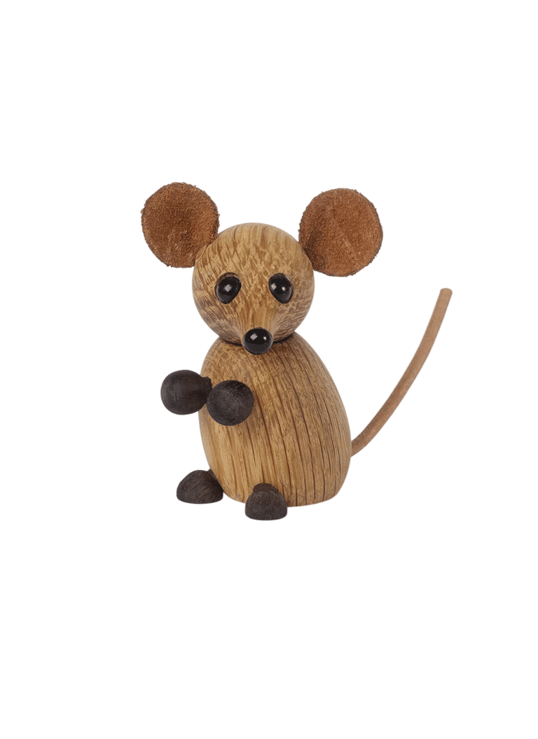 FIGURINE EN BOIS SOURIS DES VILLES - SPRING COPENHAGEN