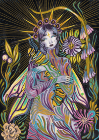 Floral Dreams  A4 print 