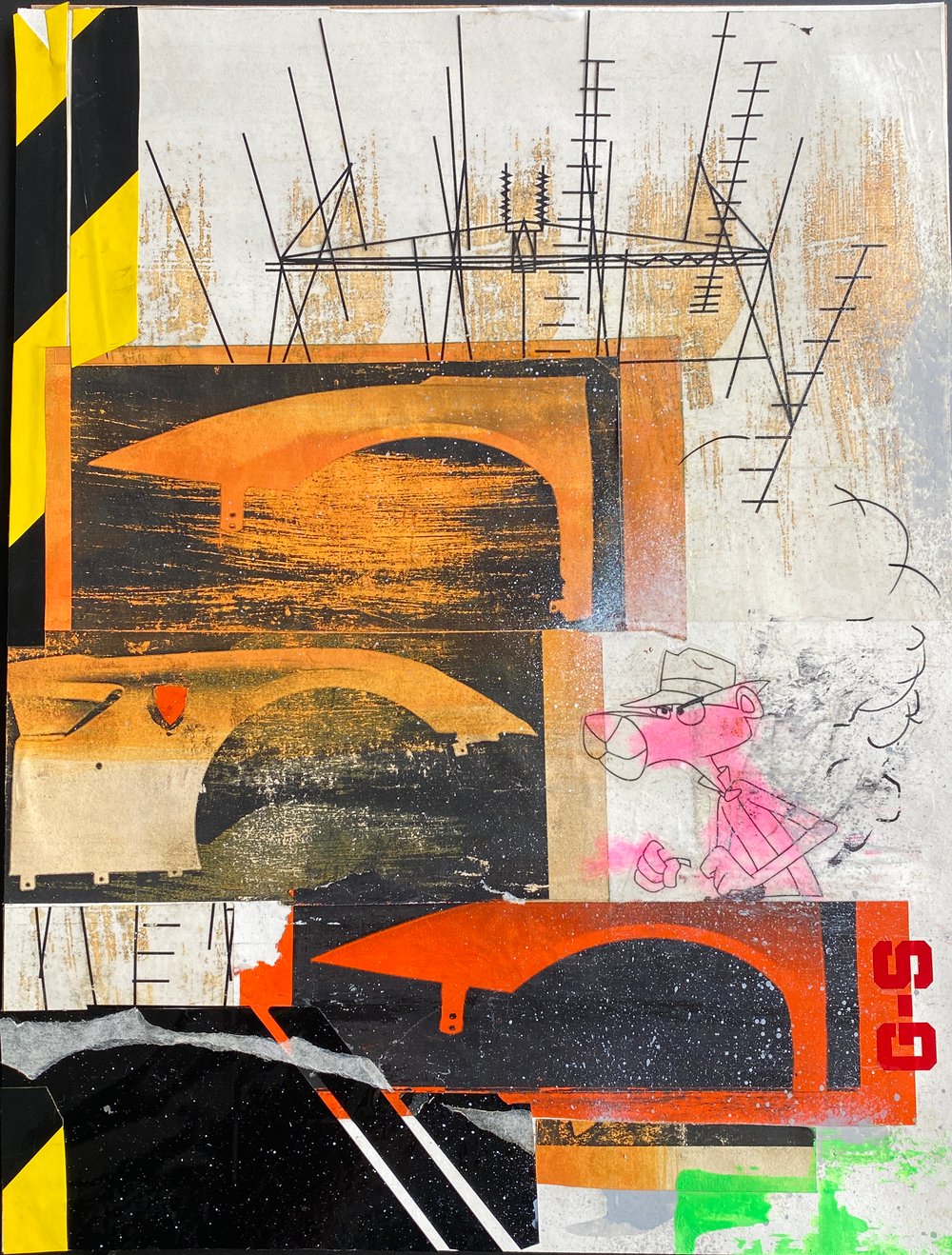 Crash Pt.2 - Original Collage by marok