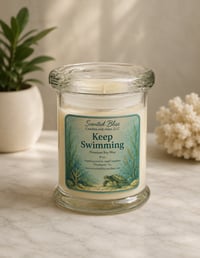 Image 2 of Keep swimming candle