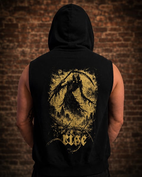 Image of RISE - Sleeveless Hoodie PRE ORDER