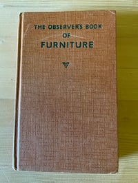 Image 1 of Vintage The Observers Book of Furniture, 1967