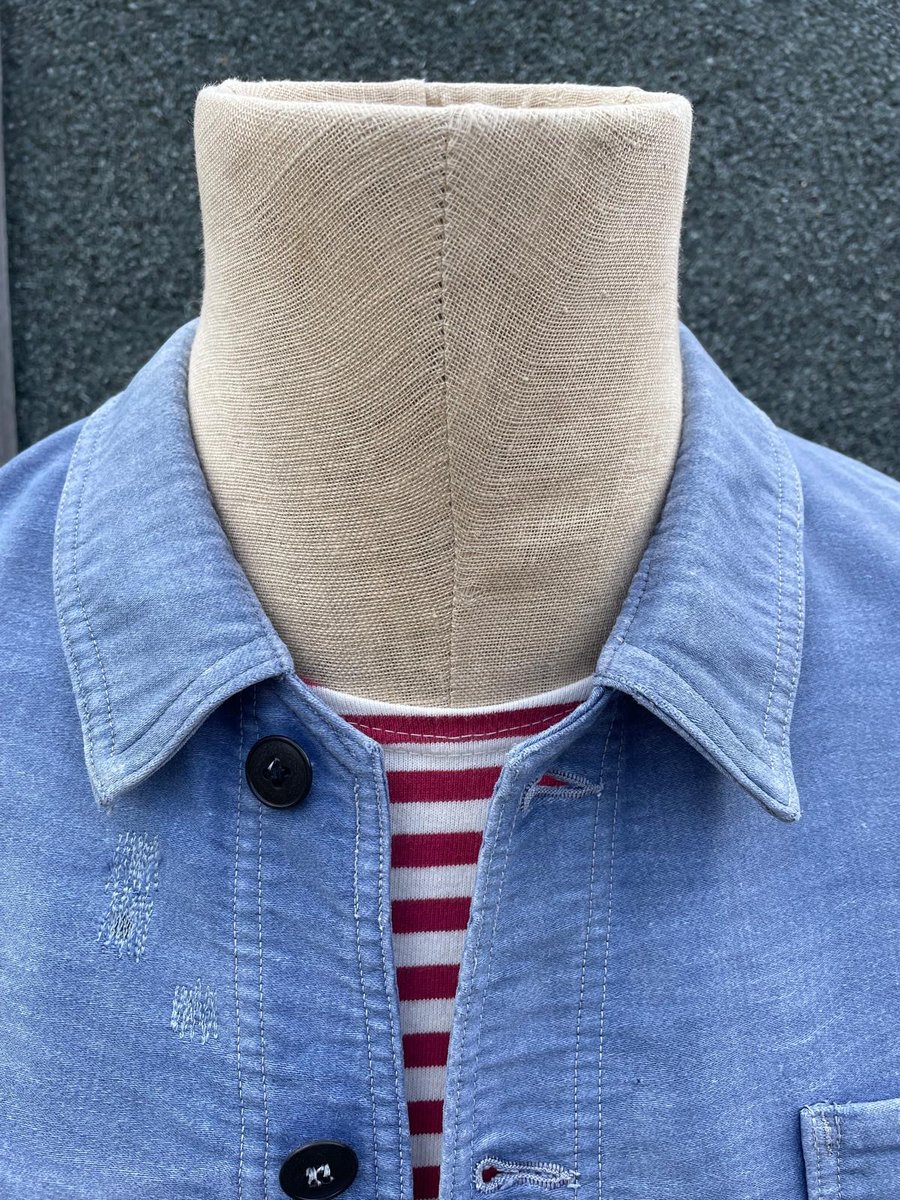 Vintage French 1940's VULCAIN Moleskin Jacket, Size SMALL. Worn