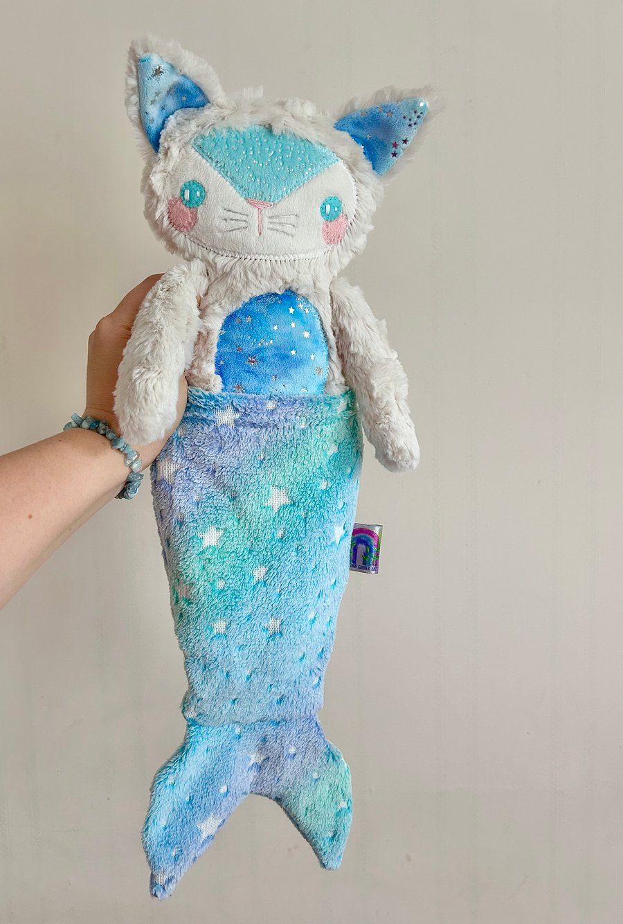 Image of OOAK SeaStar the Celestial Purrmaid (20 inches)