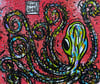 "Hendrix the Octopus..." Original canvas board...