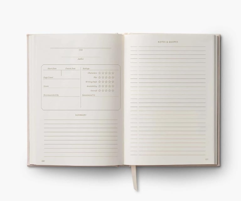 CARNET DE LECTURE BOOK CLUB - RIFLE PAPER CO. Image 5