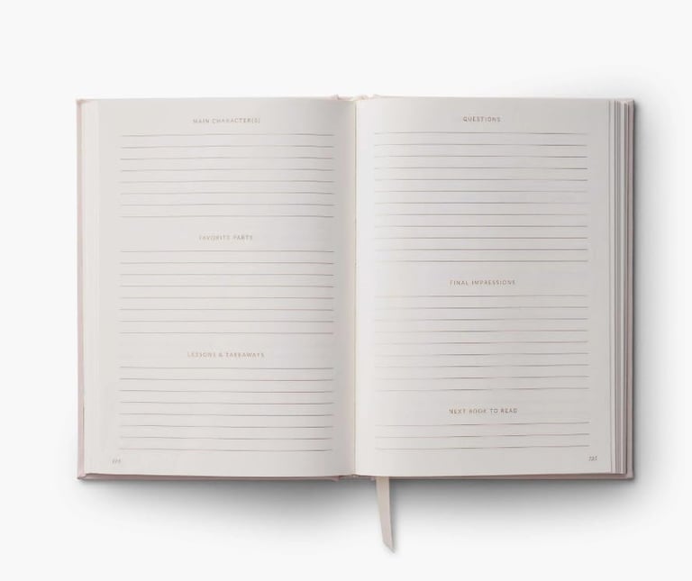 CARNET DE LECTURE BOOK CLUB - RIFLE PAPER CO. Image 6