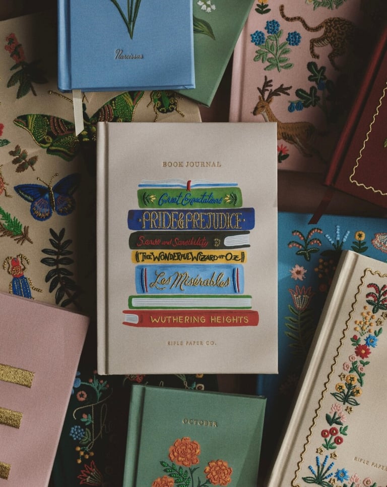 CARNET DE LECTURE BOOK CLUB - RIFLE PAPER CO. Image 2