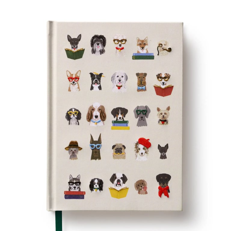 CARNET BRODÉ CHATS OU CHIENS - RIFLE PAPER CO. (DEUX MODÈLES) Image 11