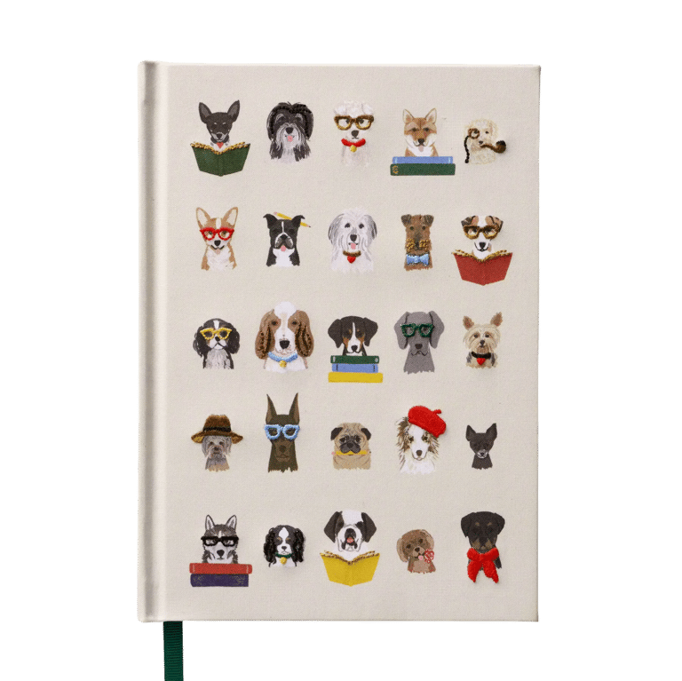 CARNET BRODÉ CHATS OU CHIENS - RIFLE PAPER CO. (DEUX MODÈLES) Image 2