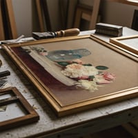 Image 5 of “Les Roses” by Henri Fantin-Latour – Vintage Floral Still Life Print