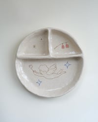 Image 1 of Angel boy and bell flower Snack tray 