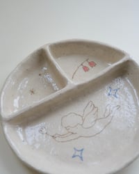 Image 3 of Angel boy and bell flower Snack tray 