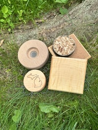 Image 2 of Classic White Oak Whiskey Smoker Kit