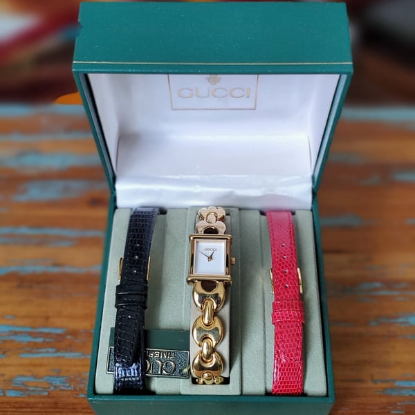 Image of  Vtg. Gucci Wrist Watch Deadstock