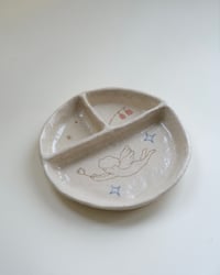 Image 2 of Angel boy and bell flower Snack tray 