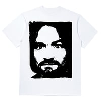 [READY STOCK] T-SHIRT CHARLES MANSON - 80’S REPRINT (WHITE)