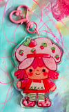 Strawberry Shortcake - keychain/charm