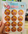 Buttons the clown - Tangerine micro-scent scratch n sniff