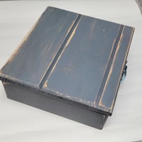 Image 2 of Tool box with hinged lid and catch Distressed / Shabby Chic