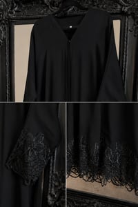 Image 4 of Alara Floral Lace Abaya