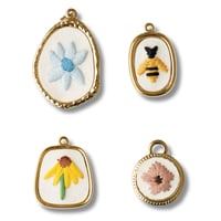 Hand Embroidered Charms