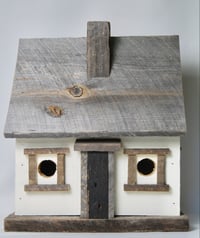 Image 1 of Handmade Birdhouse-Cape Cod Black