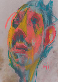 Image 2 of Ewan - Sketchbook Drawing in Soft Pastels on Paper 
