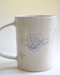 Image 2 of Little dog in his house, angel, butterfly cup