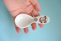Image 5 of Horse and Sleepy Puppy Spoons (slightly larger size)